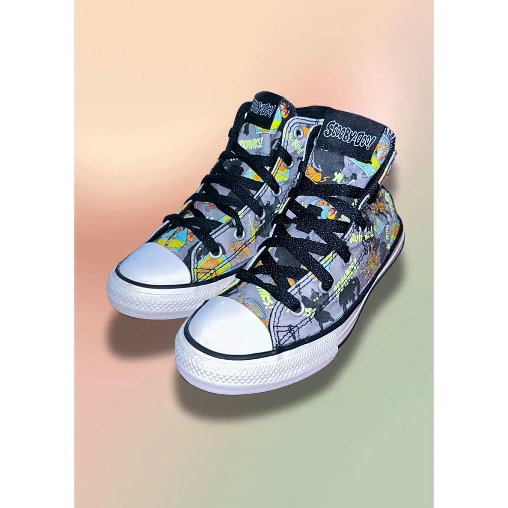 Converse x Scooby-Doo Chuck Taylor All Star High Tops Youth 1 Gray